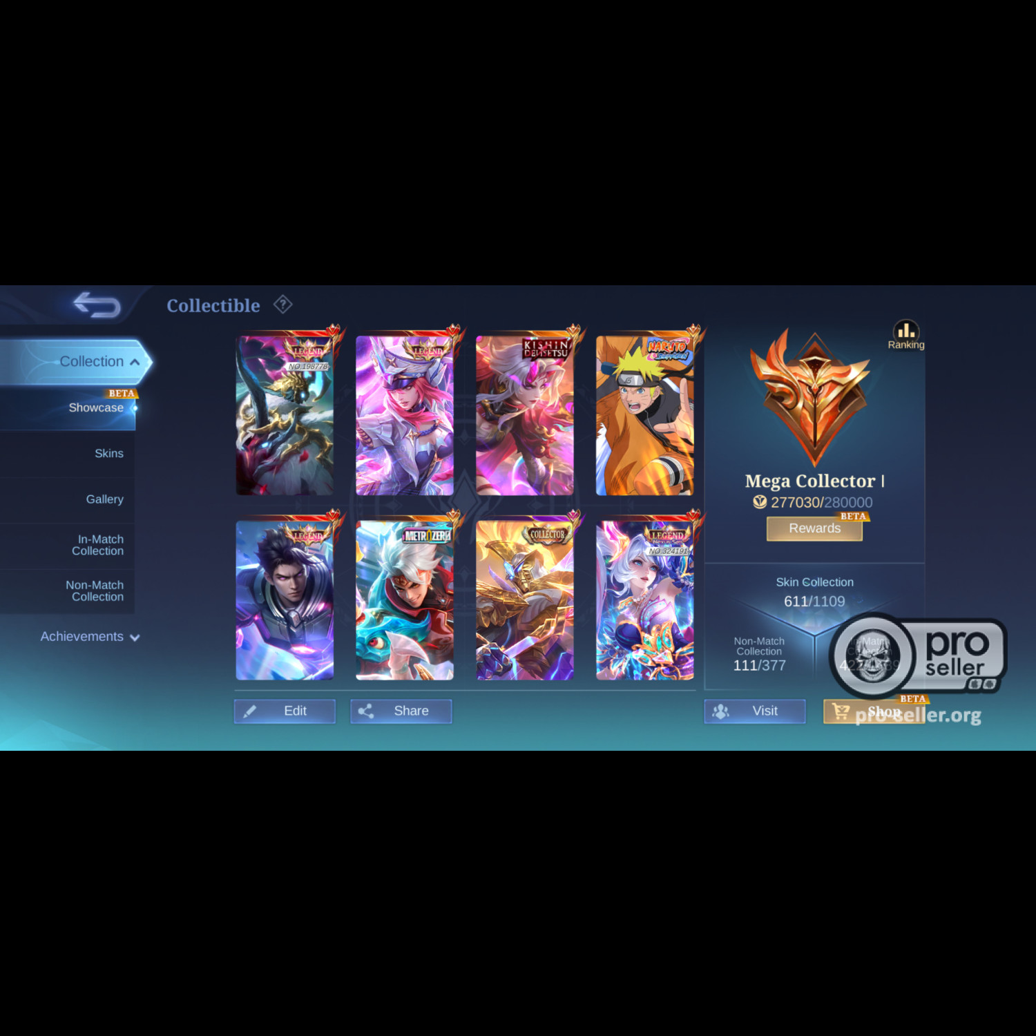 Аккаунт Mobile Legends